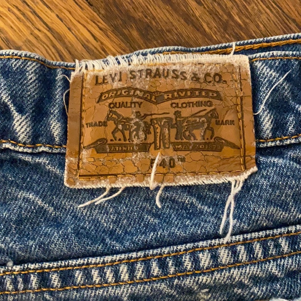 Ripped Levi Shorts